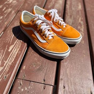Orange Suede Vans